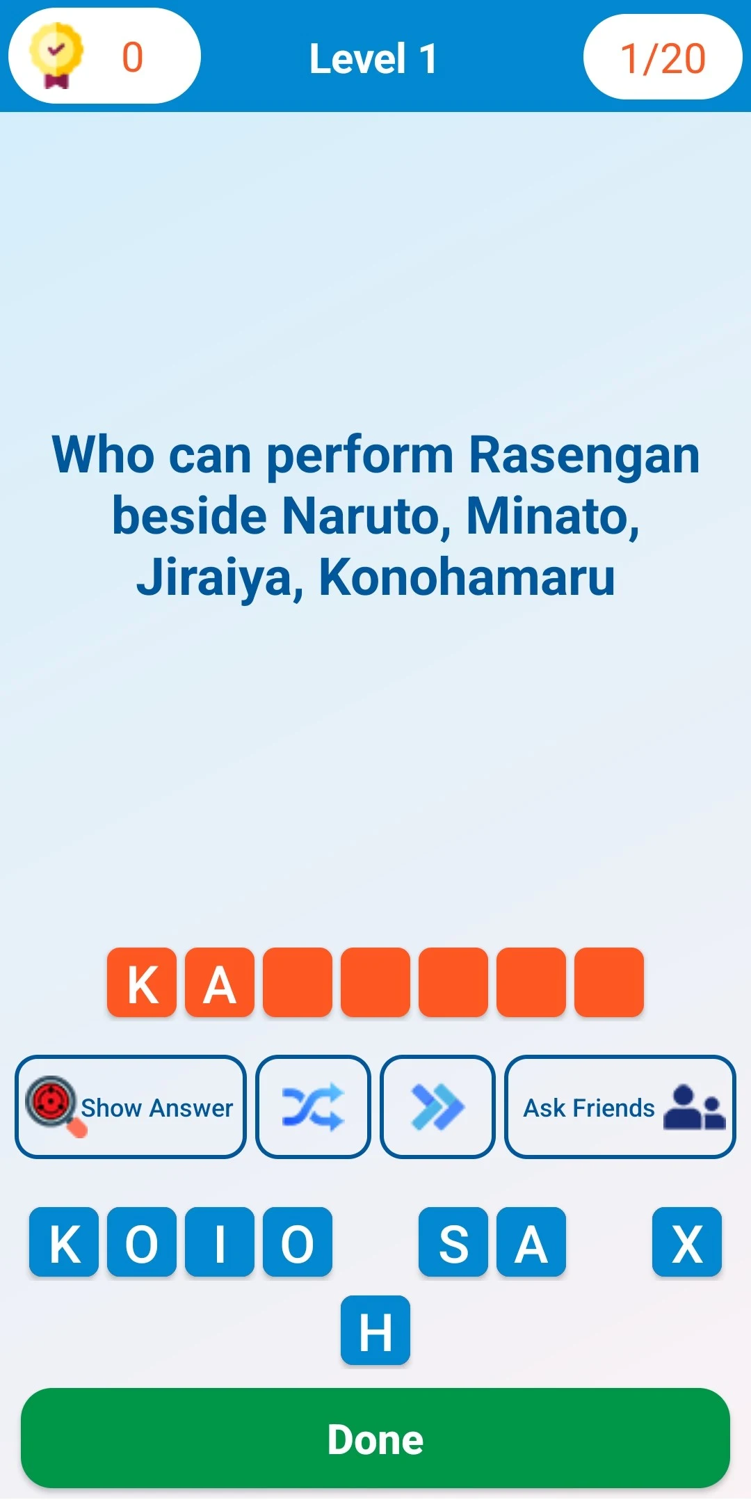 Shinobi Quiz - Offline screenshot